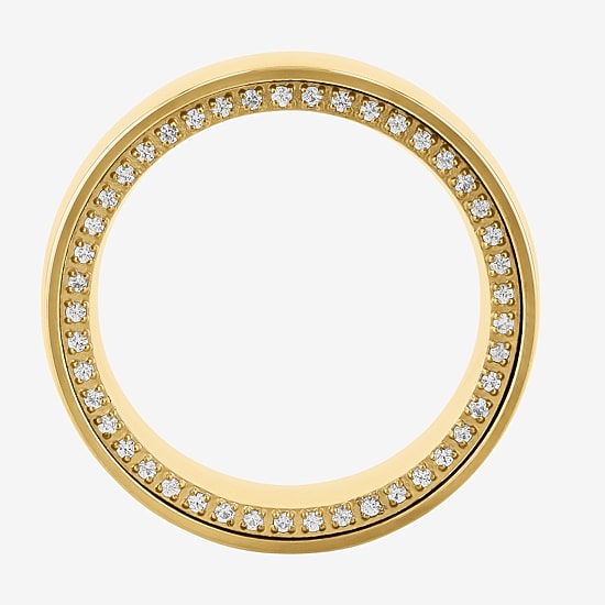 Modern Bride Gemstone 8MM Genuine Sapphire Tungsten Wedding Band