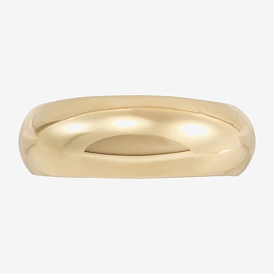 Womens 4MM 14K Gold Round Band