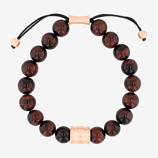 Mens Genuine Red Tiger's Eye Beaded Bracelet