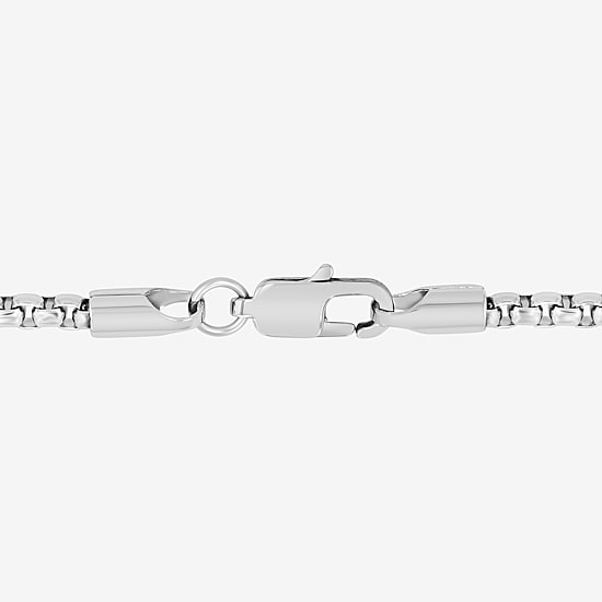 Mens 1/4 CT. T.W. Natural Diamond Stainless Steel Pendant Necklace