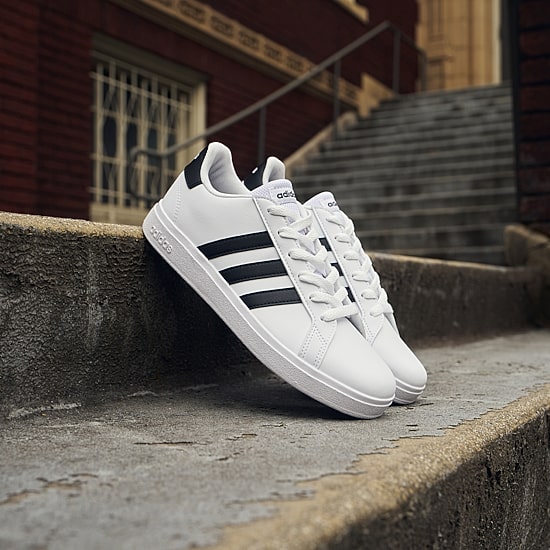 adidas Cloudfoam Grand Court Cloudfoam Lifestyle Co Mens Sneakers