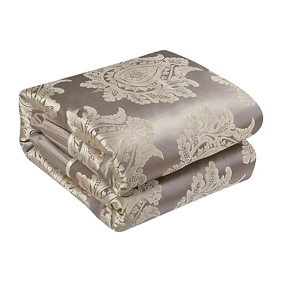 Stratford Park Thess 7pc Damask + Scroll Lightweight Comforter Set
