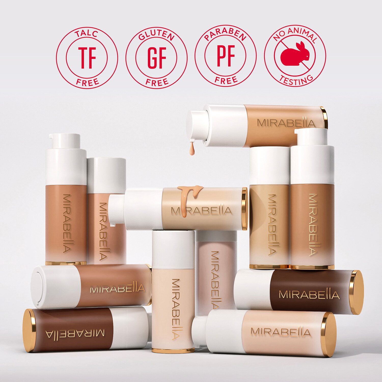 Mirabella Invincible For All Anti-Aging HD Foundation