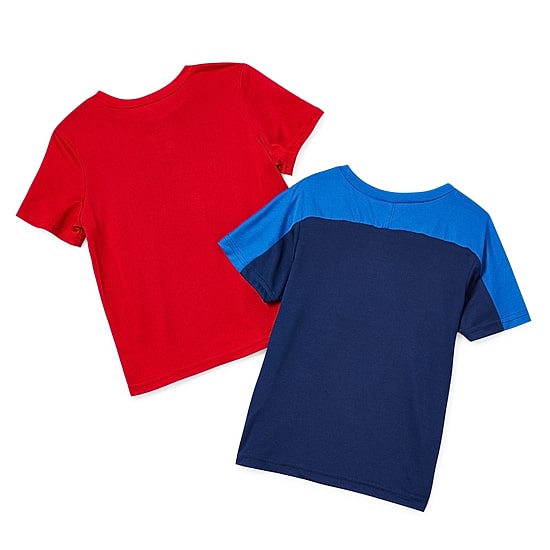 Okie Dokie Active Toddler & Little Boys Crew Neck Short Sleeve Active 2-pc. T-Shirt