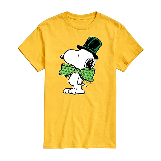 Womens Juniors Crew Neck Short Sleeve Regular Fit Peanuts Snoopy Graphic T-Shirt