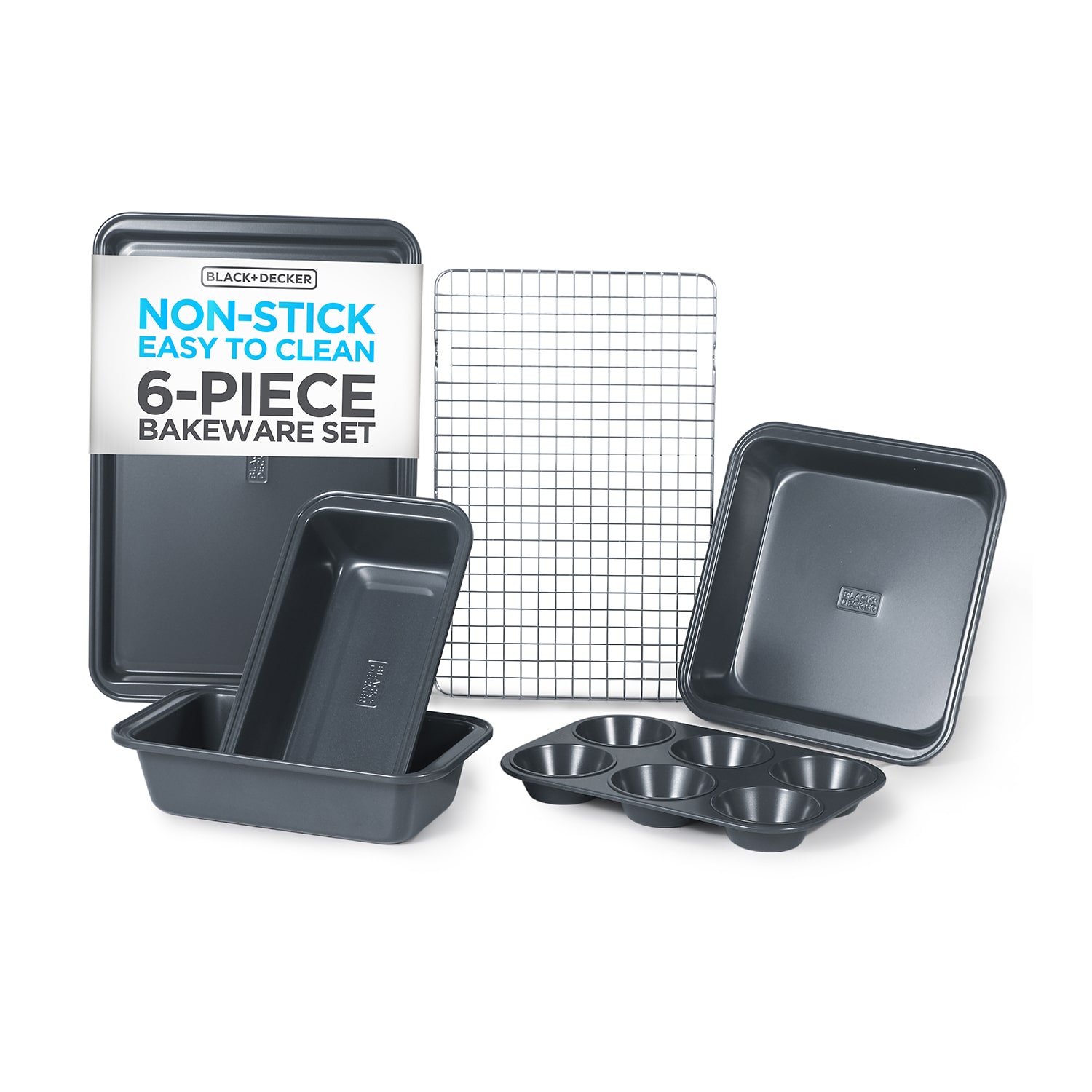 Black+Decker 6-pc. Non-Stick Bakeware Set