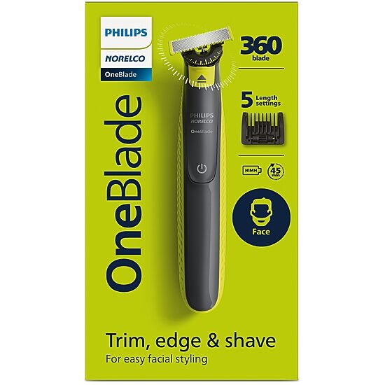 Norelco Oneblade 360 Rechargeable Face Trimmer