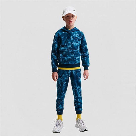 Nike Club Big Kid Unisex Long Sleeve Fleece Active Hoodie