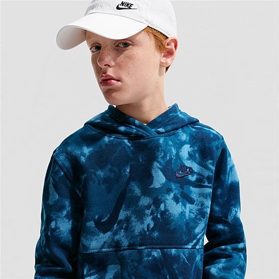 Nike Club Big Kid Unisex Long Sleeve Fleece Active Hoodie