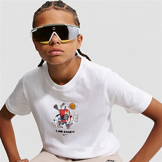 Nike Big Kid Unisex Crew Neck Short Sleeve Regular Fit Graphic T-Shirt