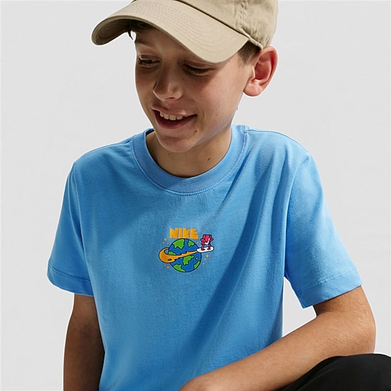 Nike Big Kid Unisex Crew Neck Short Sleeve Regular Fit Graphic T-Shirt