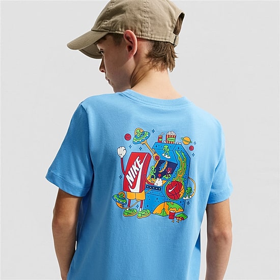 Nike Big Kid Unisex Crew Neck Short Sleeve Regular Fit Graphic T-Shirt
