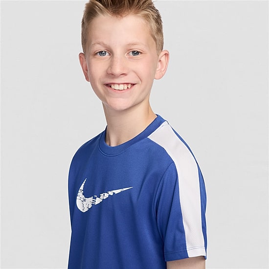 Nike Dri-Fit Trophy Big Kid Unisex Crew Neck Short Sleeve Regular Fit Graphic T-Shirt