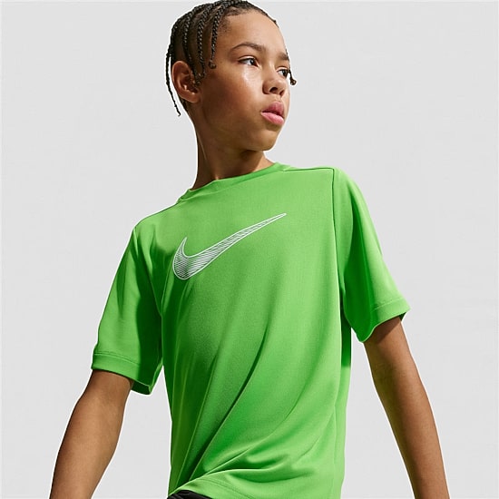 Nike Club Multi Big Kid Unisex Crew Neck Short Sleeve Regular Fit Graphic T-Shirt