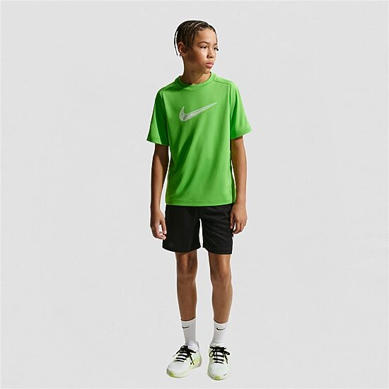 Nike Club Multi Big Kid Unisex Crew Neck Short Sleeve Regular Fit Graphic T-Shirt