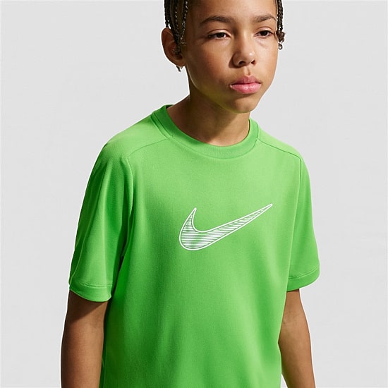Nike Club Multi Big Kid Unisex Crew Neck Short Sleeve Regular Fit Graphic T-Shirt