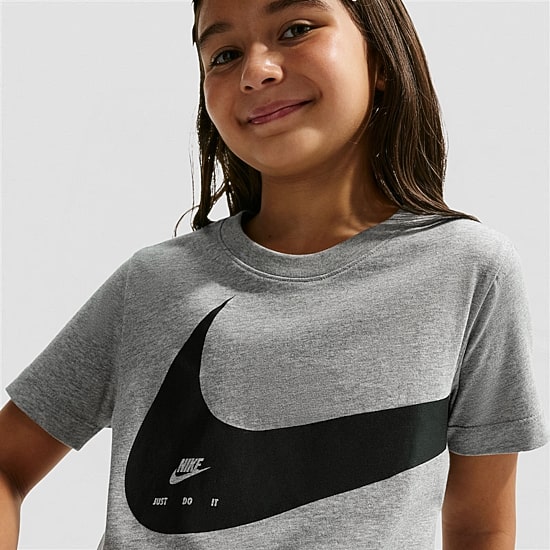 Nike Club Big Kid Unisex Crew Neck Short Sleeve Regular Fit Graphic T-Shirt