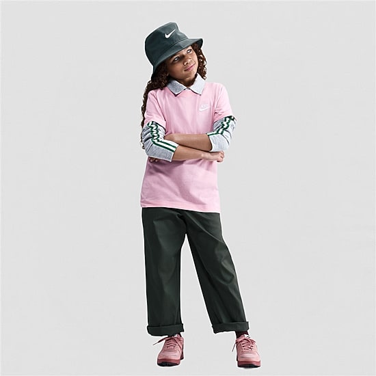 Nike Big Kid Unisex Round Neck Short Sleeve Active T-Shirt
