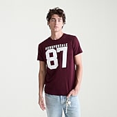 AEROPOSTALE Mens Crew Neck Short Sleeve Classic Fit Graphic T-Shirt