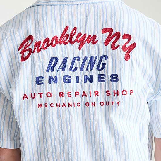 AEROPOSTALE Mens Short Sleeve Boxy Fit Button-Down Shirt