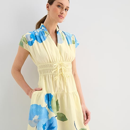 Melonie T Womens V Neck Short Sleeve Cap Maxi Dress