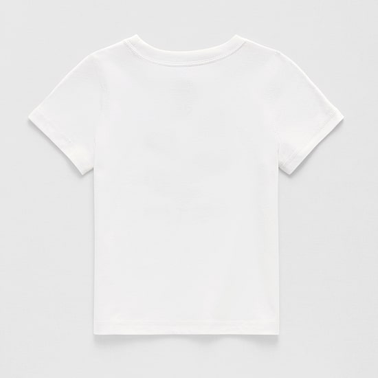 Okie Dokie Toddler Boys Round Neck Short Sleeve Adaptive Regular Fit Graphic T-Shirt