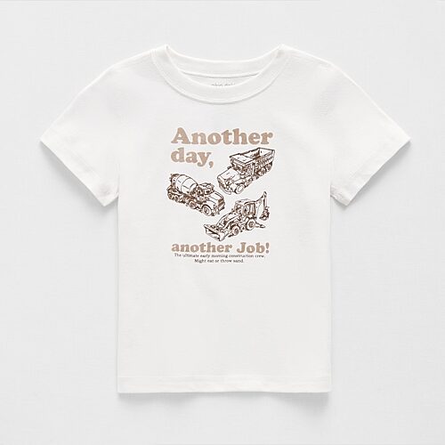 Okie Dokie Toddler Boys Round Neck Short Sleeve Adaptive Regular Fit Graphic T-Shirt, 5t, White