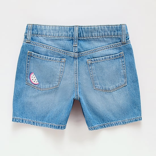 Thereabouts Little & Big Kid Girls Adjustable Waist Denim Short
