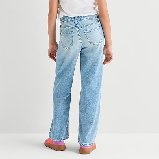 Thereabouts Little & Big Kid Girls Wide Leg Jean