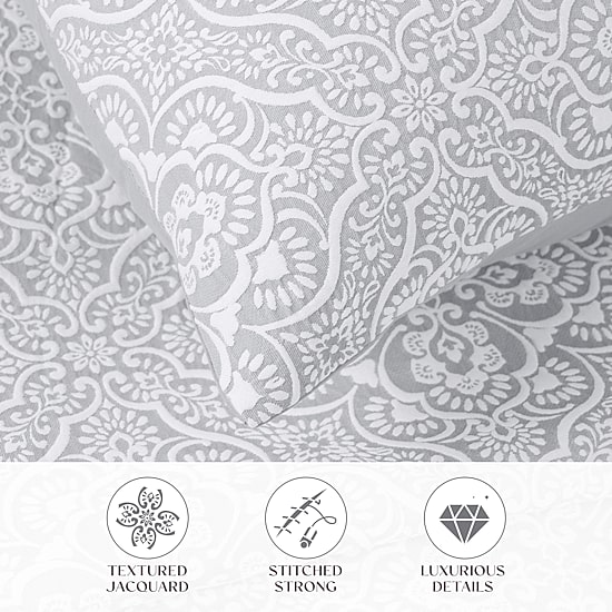 SUPERIOR® Enzy Floral Matelassé Textured Woven Bedspread with Shams