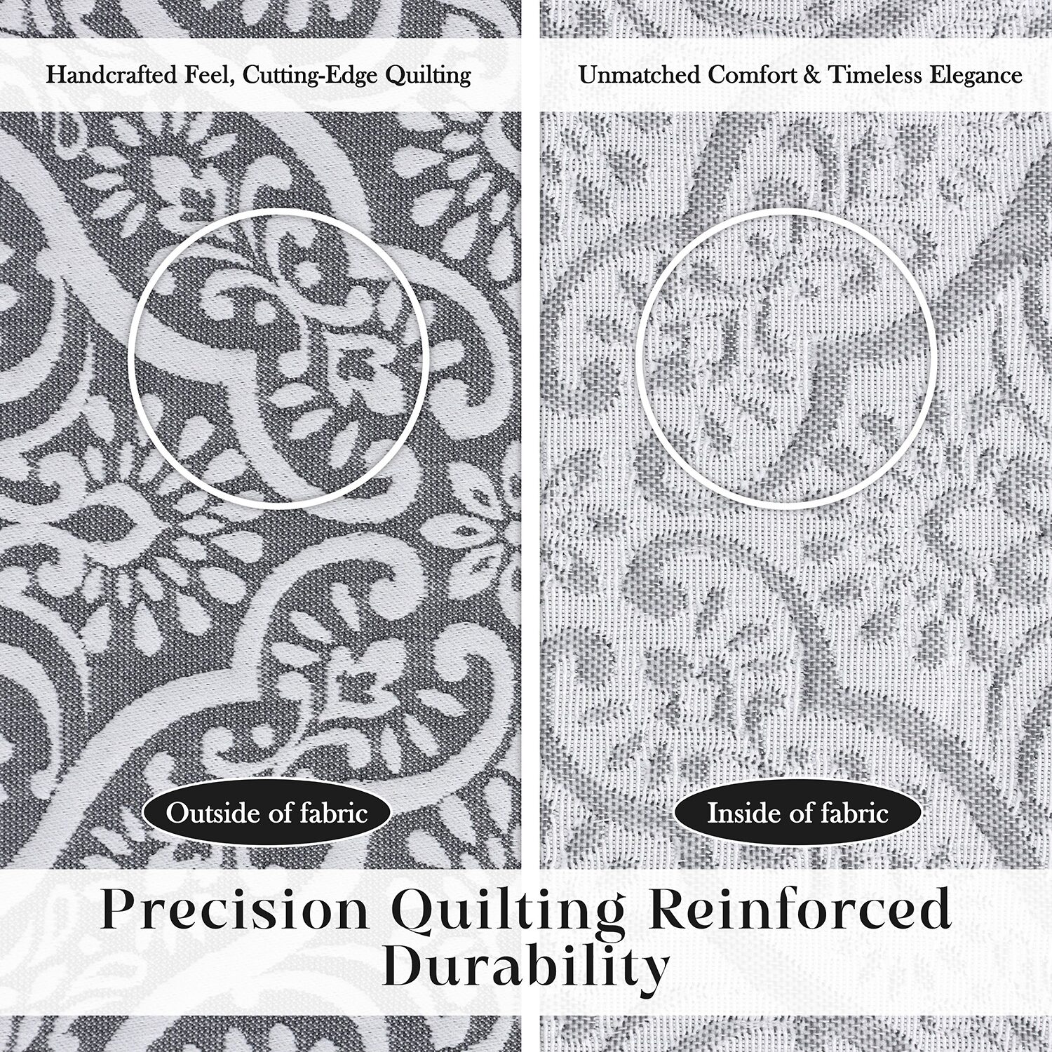 SUPERIOR® Enzy Floral Matelassé Textured Woven Bedspread with Shams