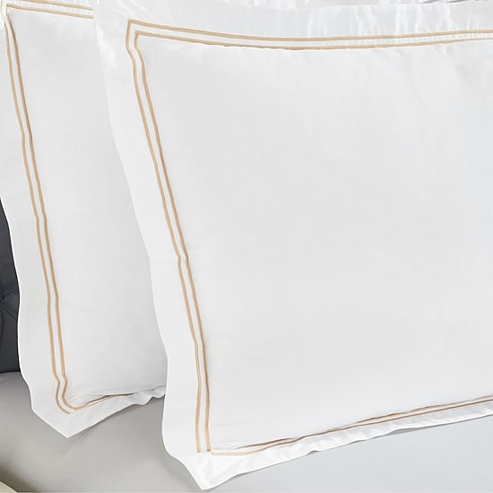 SUPERIOR® Fieldstone Cotton Embroidered Texture Duvet Cover