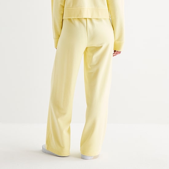 Xersion Womens Wide Leg Mid Rise Regular Fit Active Pull-On Pant