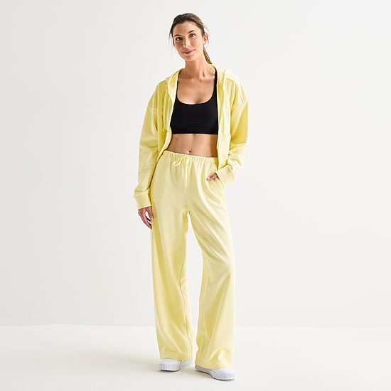 Xersion Womens Wide Leg Mid Rise Regular Fit Active Pull-On Pant