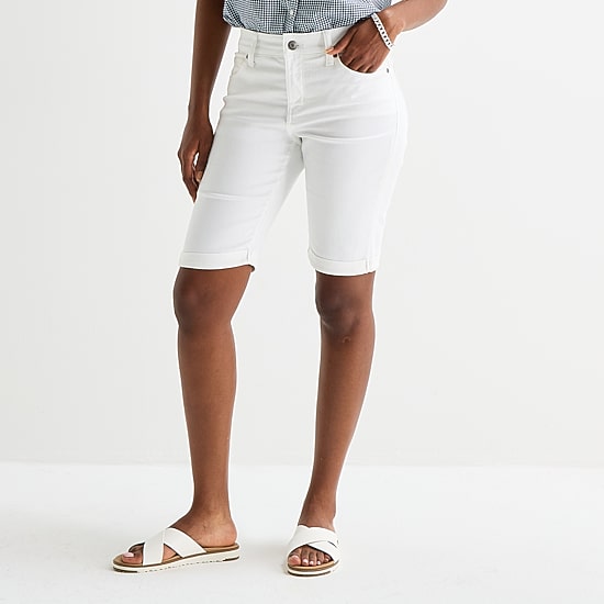 St. John's Bay Womens 11" Bermuda Short