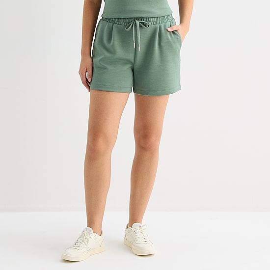 Stylus Womens High Rise Pull-On Short