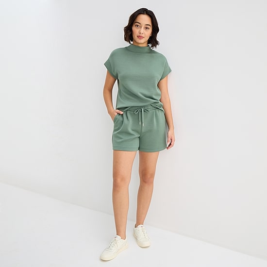 Stylus Womens High Rise Pull-On Short