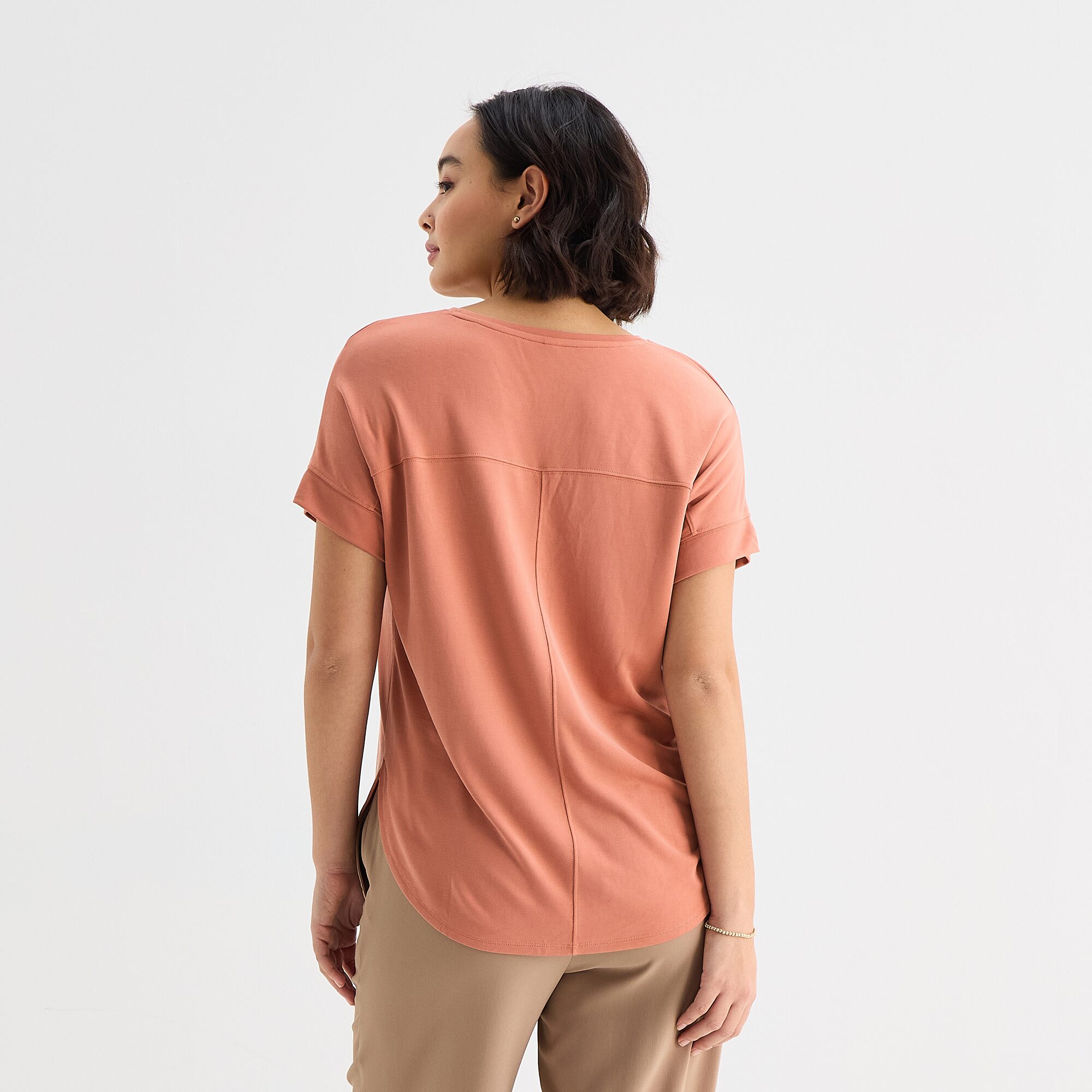 Stylus Womens Crew Neck Short Sleeve T-Shirt