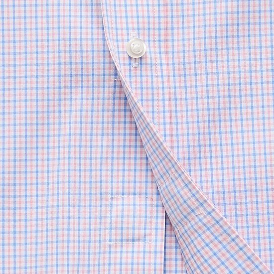 Stafford Smart Tech Magna Ready® Mens Regular Fit Easy-on + Easy-off Sensory Friendly Adaptive Stretch Fabric Wrinkle Free Long Sleeve Dress Shirt