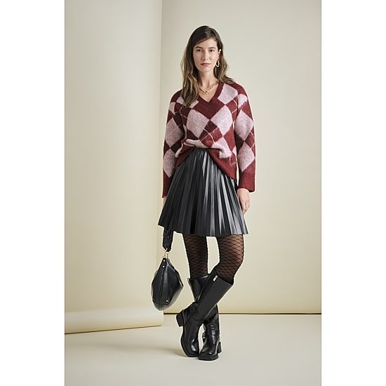 RM Rebecca Minkoff Womens Sona Stacked Heel Motorcycle Boots