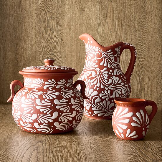Jenny Martinez Ceramic 3 liter Bean Pot, Color: Brown - JCPenney