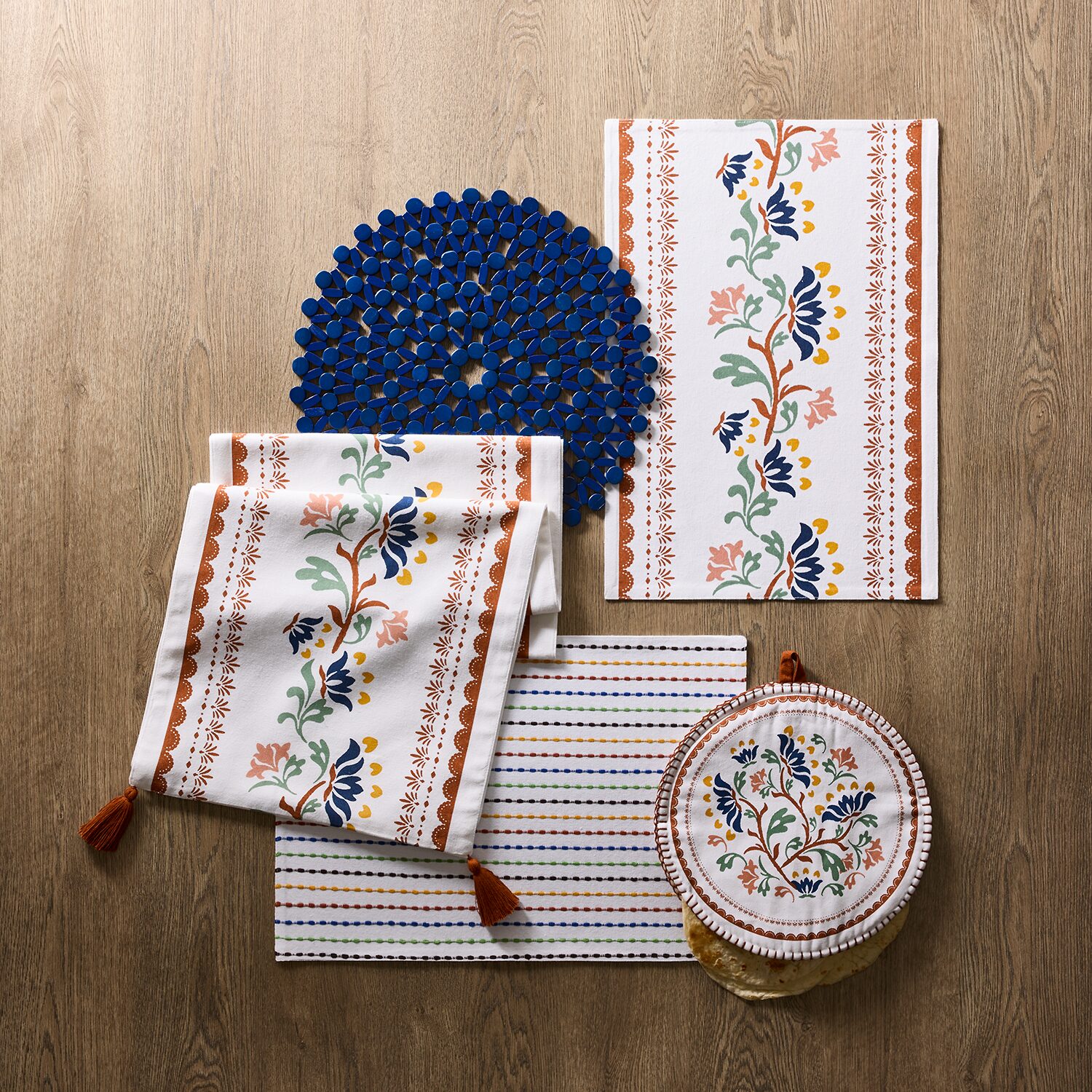 Jenny Martinez Wood Beaded Placemat