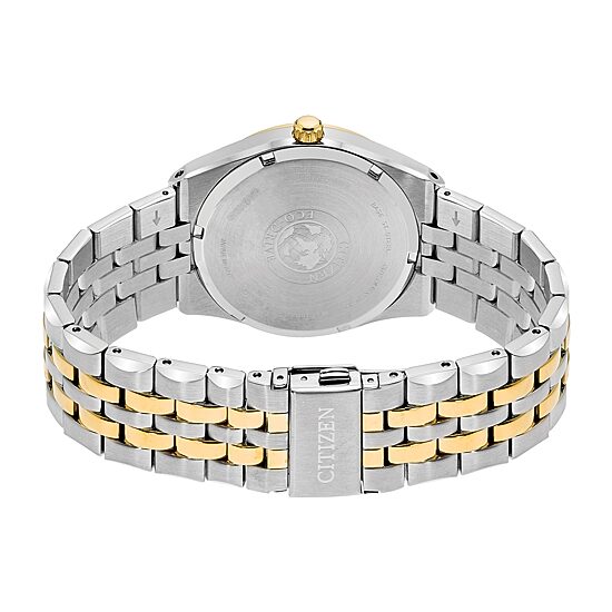 Citizen Corso Mens Two Tone Stainless Steel Bracelet Watch Bm7334-58l