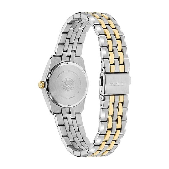 Citizen Corso Womens Two Tone Stainless Steel Bracelet Watch Ew2294-53l