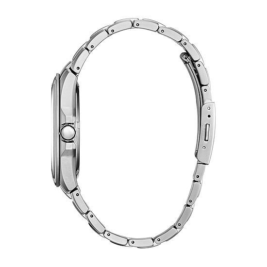Citizen Paradigm Mens Silver Tone Bracelet Watch Bm7431-51l