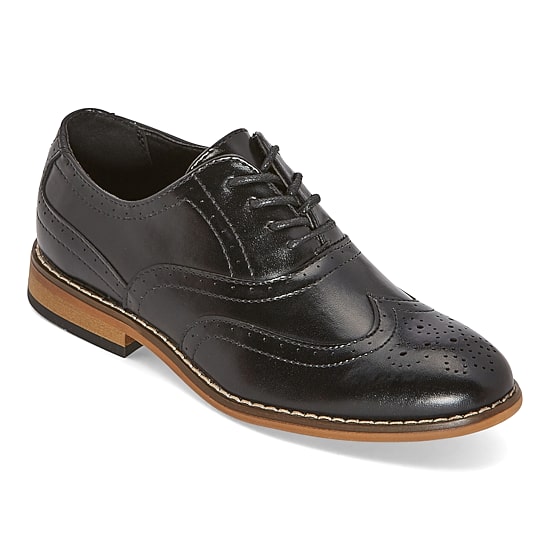 Stacy Adams Dunbar Boys Wing Closed Toe Oxford Shoes