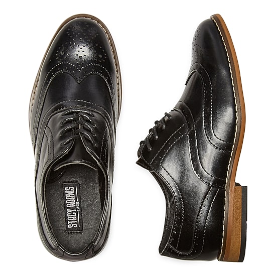 Stacy Adams Dunbar Boys Wing Closed Toe Oxford Shoes