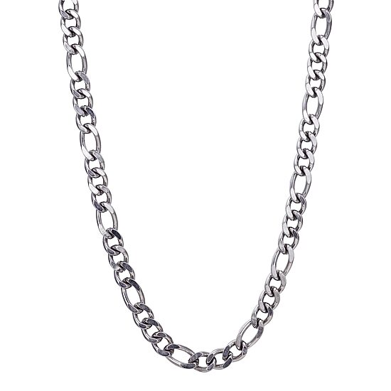 J.P. Army Mens Stainless Steel 24 Inch Link Chain Necklace