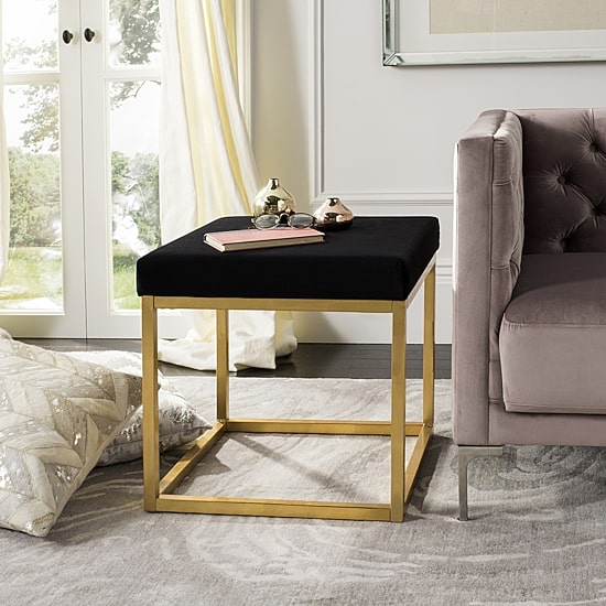 Safavieh Rowan Accent Ottoman Upholstered Ottoman