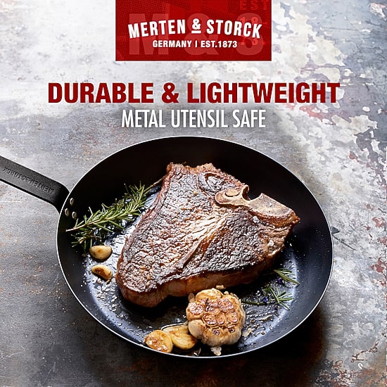 Merten & Storck 12" Carbon Steel Frying Pan